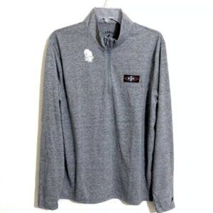 LEAGUE91 Men’s RECLAIM LIGHT WEIGHT QUARTER ZIP Long Sleeve T-Shirt Size L